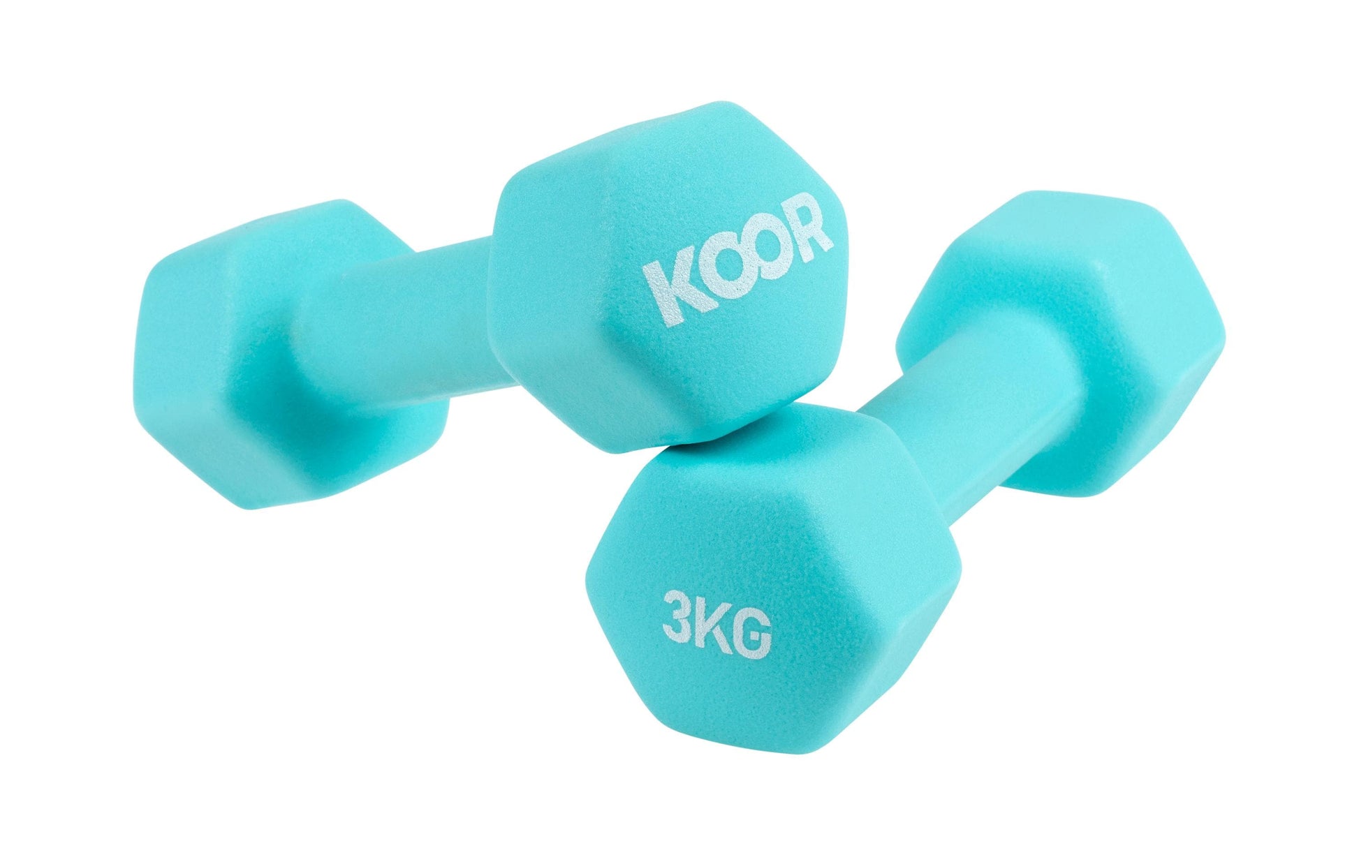 Koor Kurzhantel-Set Light – 8-teilig, 13 kg gesamt, PVC