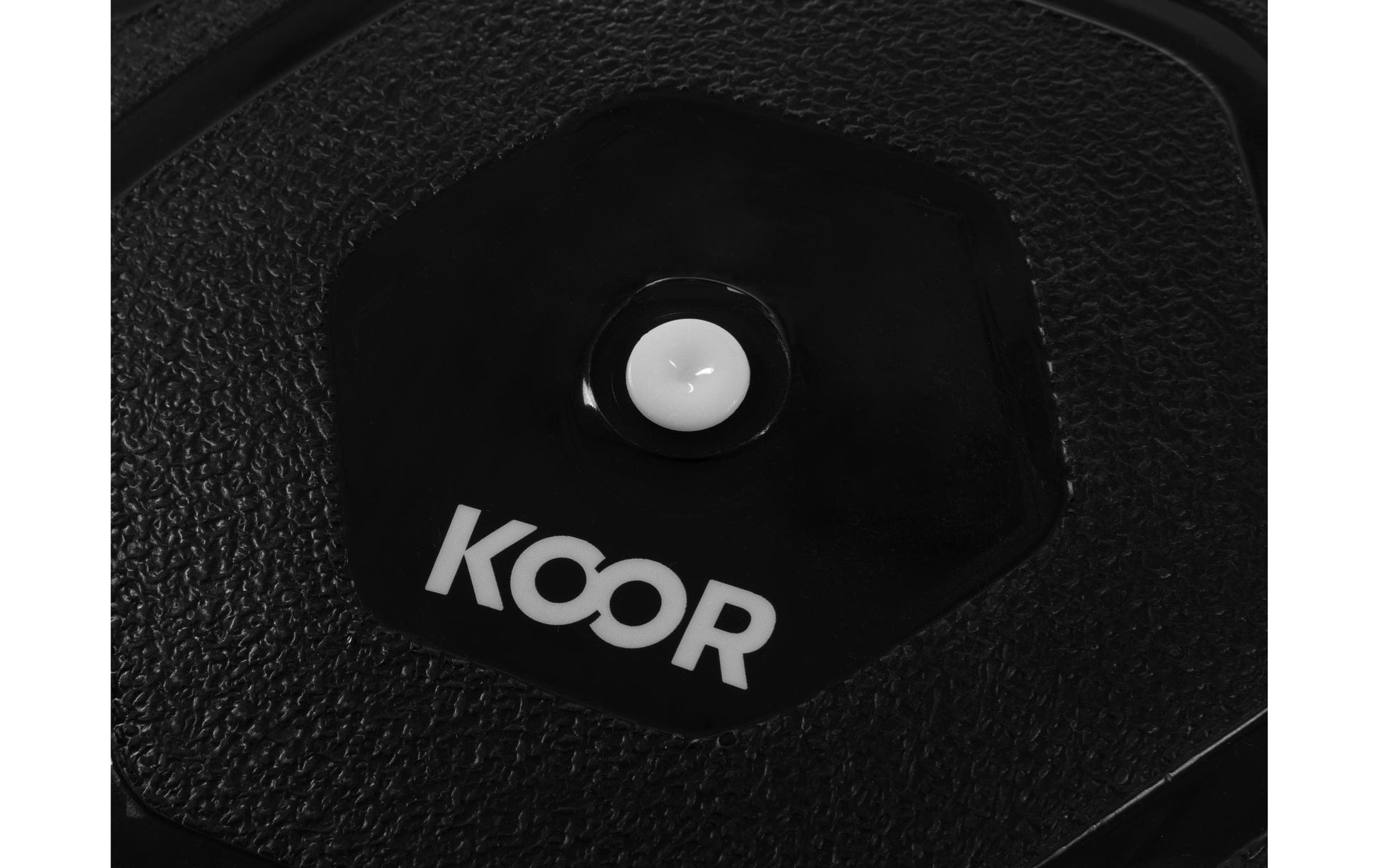 KOOR F00918 Sitzball – PVC – Schwarz, Ø 55 cm, bis 500 kg