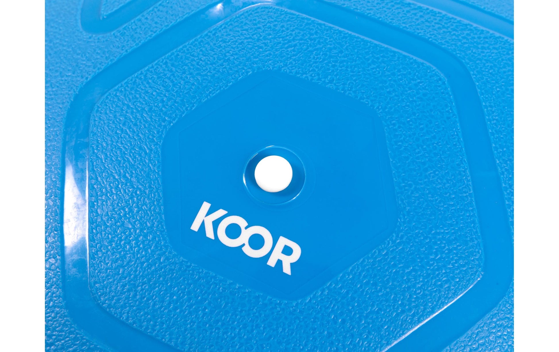KOOR Sitzball – Kunstleder – Blau, Ø 65 cm, bis 500 kg