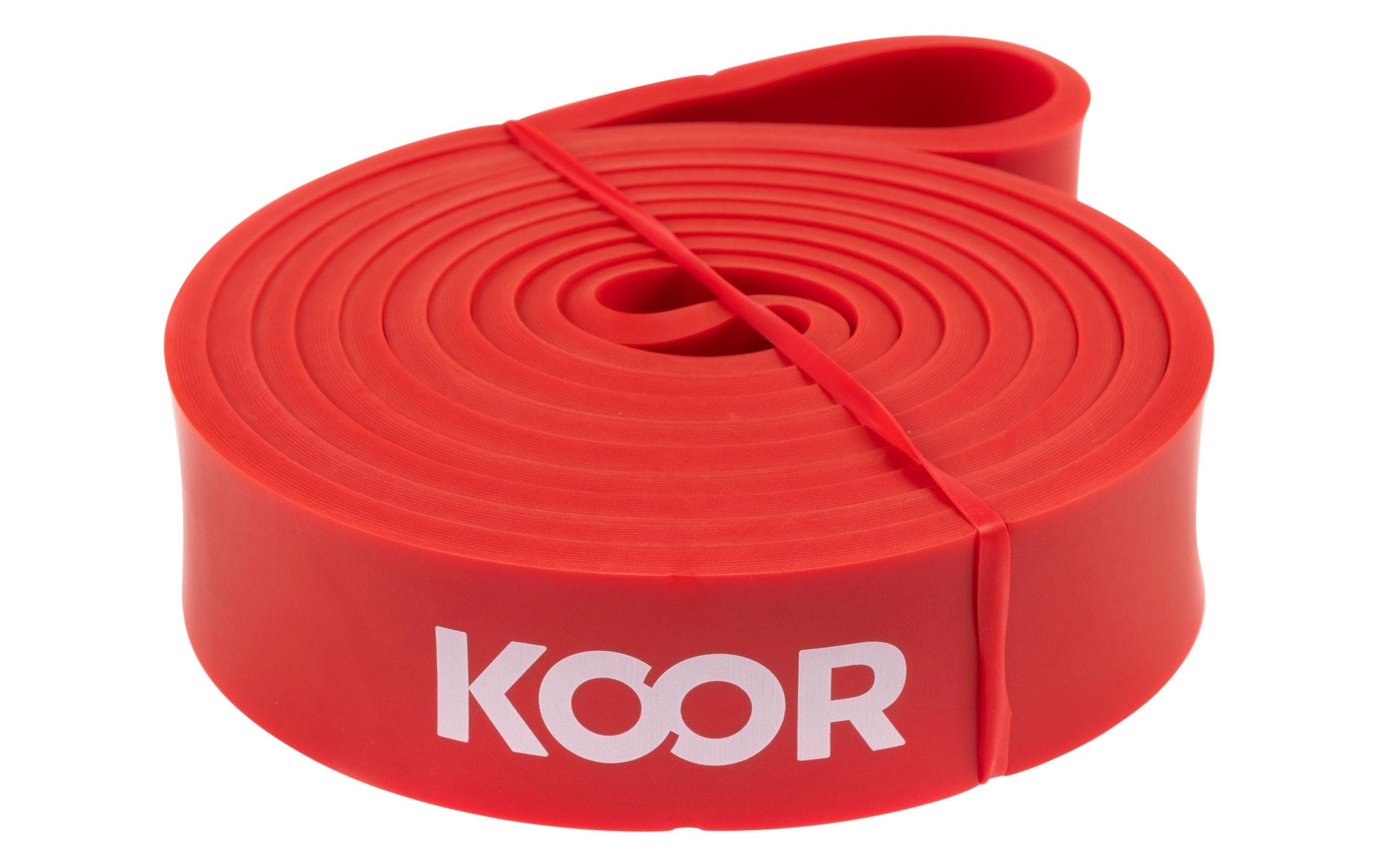 Koor Fitnessband Kit – 3 Stk. – Latex, 208 cm, 2,2/2,9/3,2 cm, grün/orange/rot