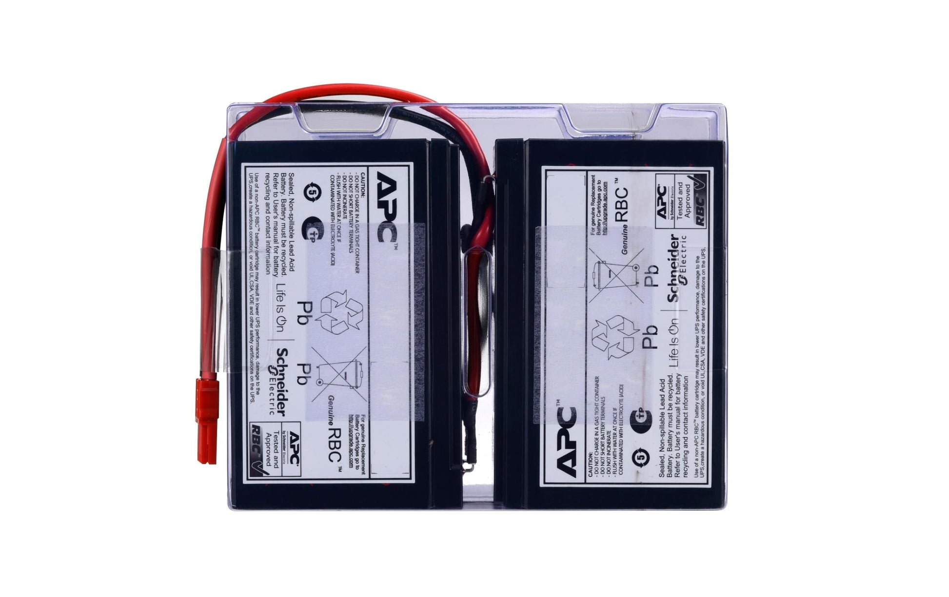 APC Akku – 216 Wh (9 Ah), 24 V, Blei (VRLA), 2er-Set