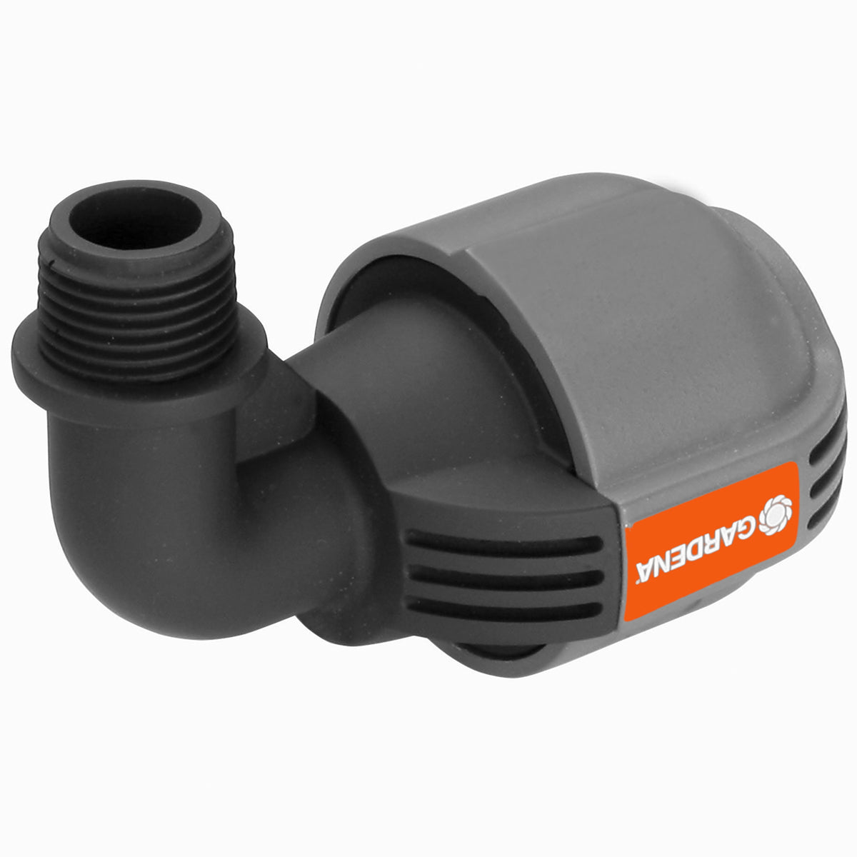Gardena L-Stück – 25 mm × 1/2" Aussengewinde, Grau, für Sprinklersystem