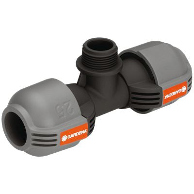 Gardena T-Stück 25 mm × 3/4" AG – für Sprinklersystem – 1 Stk