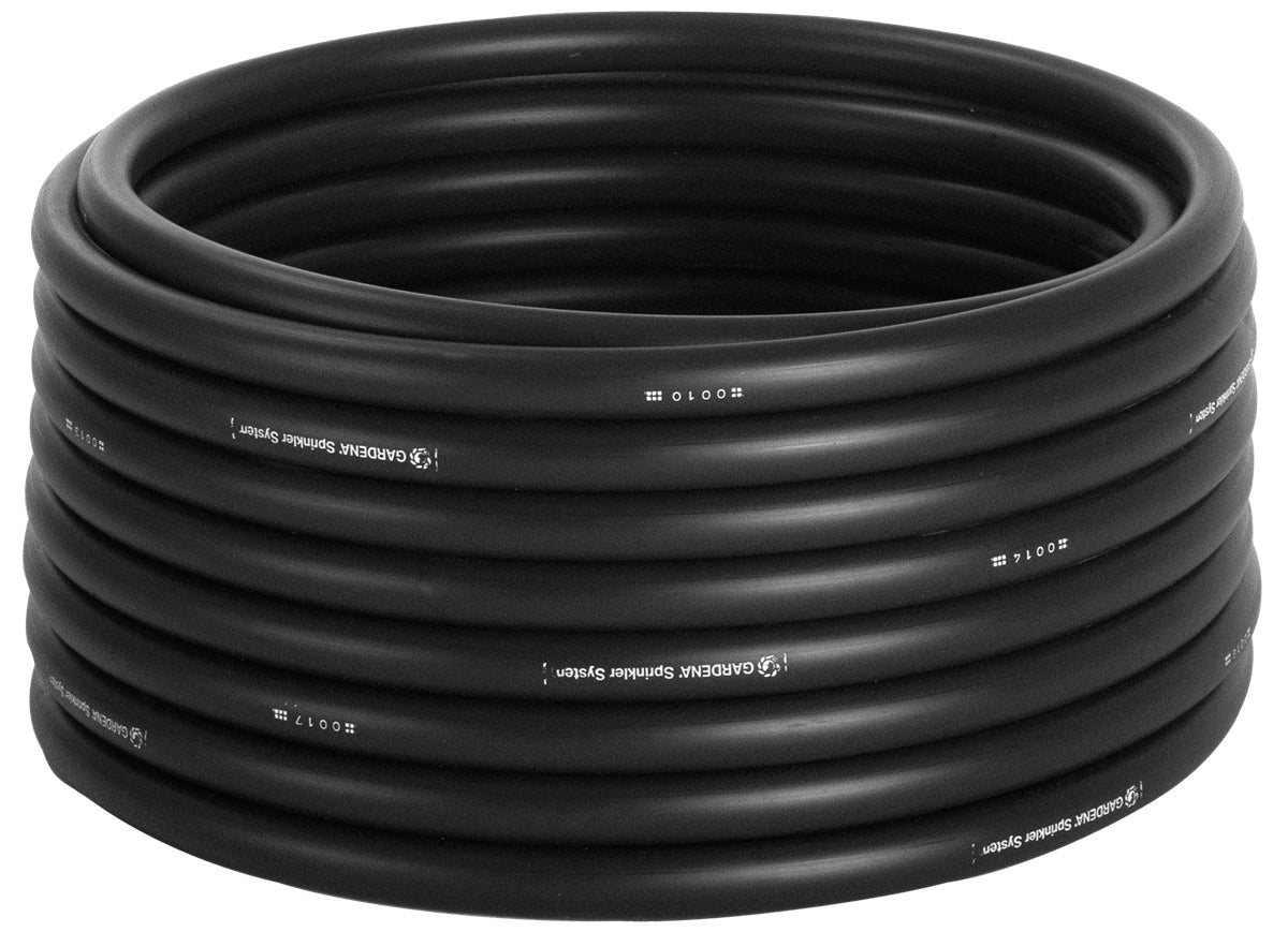 Gardena Verlegrohr – Ø 25 mm × 25 m, Schwarz, max. 6 bar, für Pipelinesystem