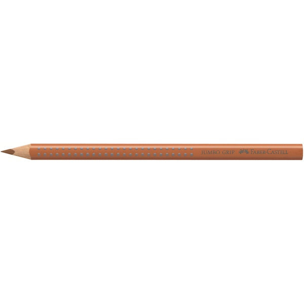 Faber-Castell Buntstifte Jumbo GRIP – Aquarell, Dreikant, Einzelstift Gebrannter Ocker