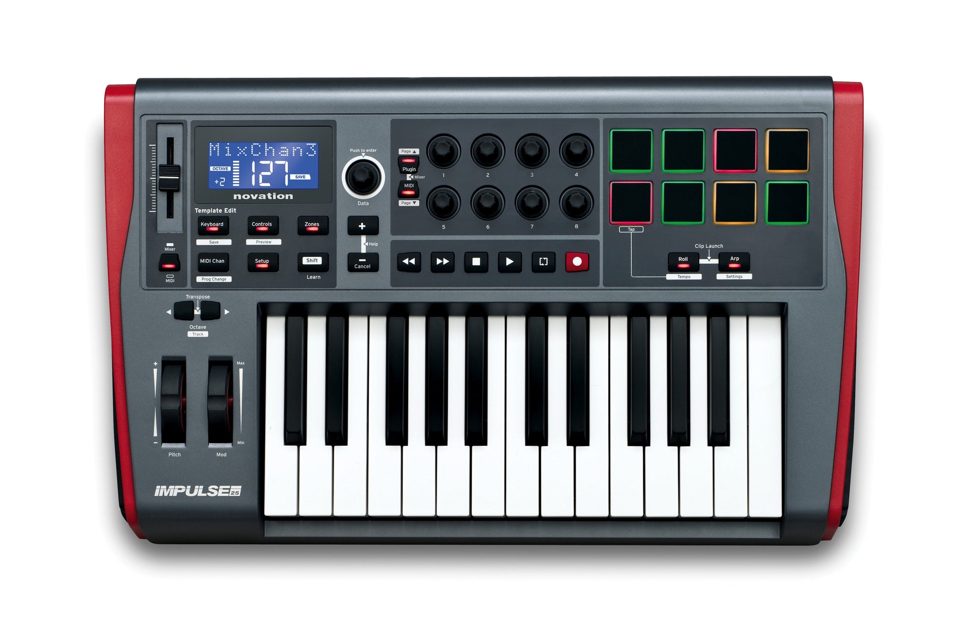 Novation Impulse 25 – USB MIDI Controller