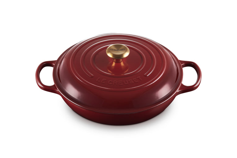 Le Creuset Kochtopf Signature – 3,5 l, Ø 31,7 cm, Gusseisen, Emaille, für Induktion, Gas, Glaskeramik u. a.