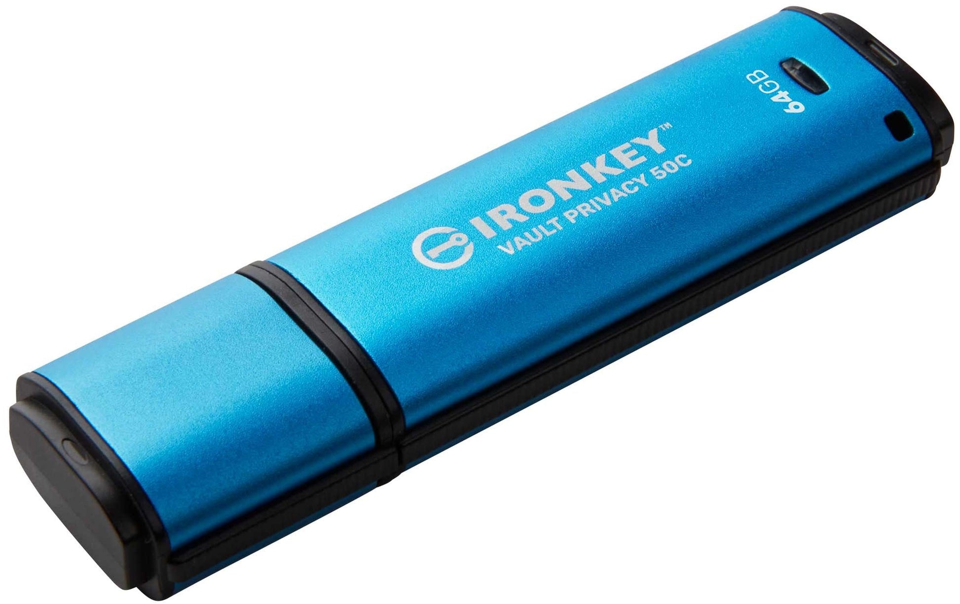 Kingston Technology Kingston IronKey Vault P50C USB-Stick – 64 GB, USB-C, AES-256, FIPS 197