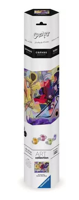 Ravensburger CreArt – Malen-nach-Zahlen-Set – Kandinsky (Gelb, Rot, Blau) – ab 14 Jahren