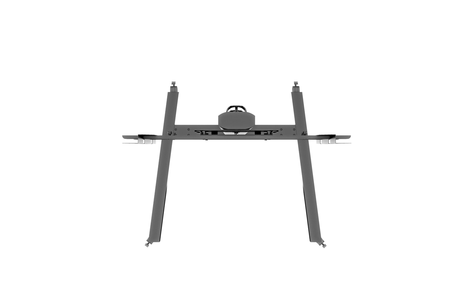 Multibrackets 180 S – Displayständer, fix, höhenverstellbar, für 44", VESA 75×75, bis 50 kg, schwarz
