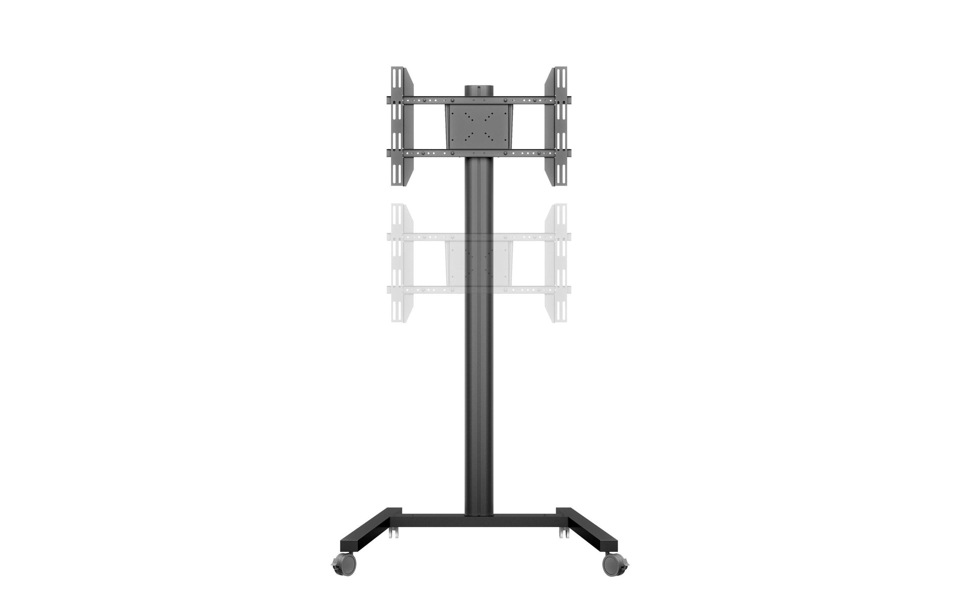 Multibrackets 180 S – Displayständer, fix, höhenverstellbar, für 44", VESA 75×75, bis 50 kg, schwarz