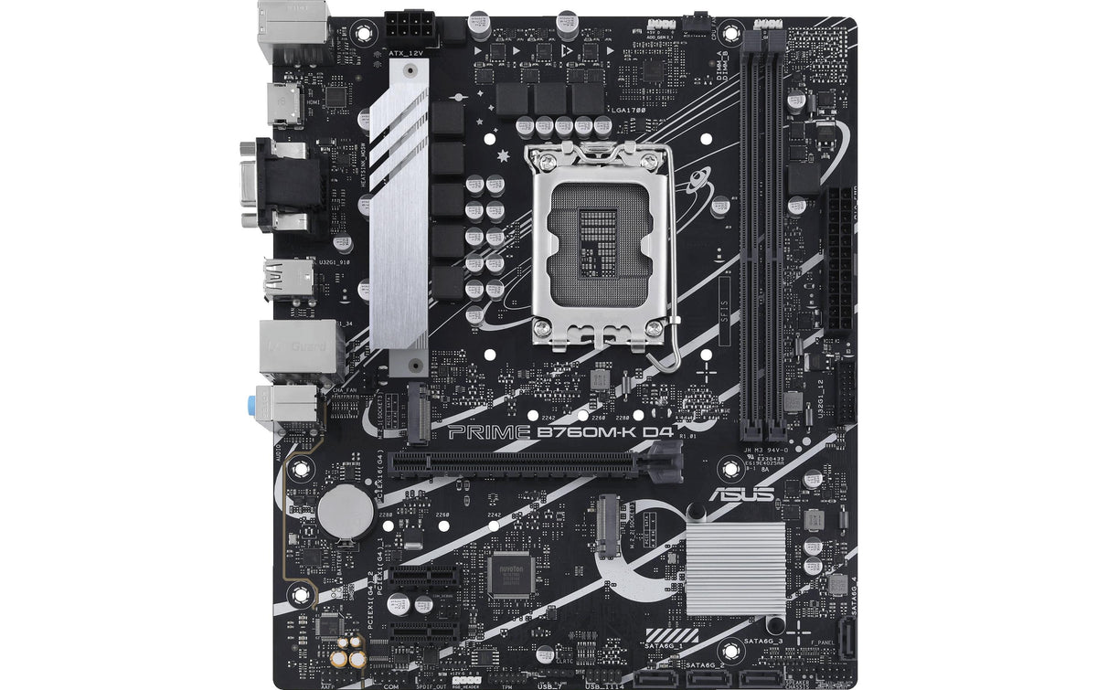 ASUS PRIME B760M-K D4 – Mainboard – LGA 1700, Intel B760, mATX, DDR4