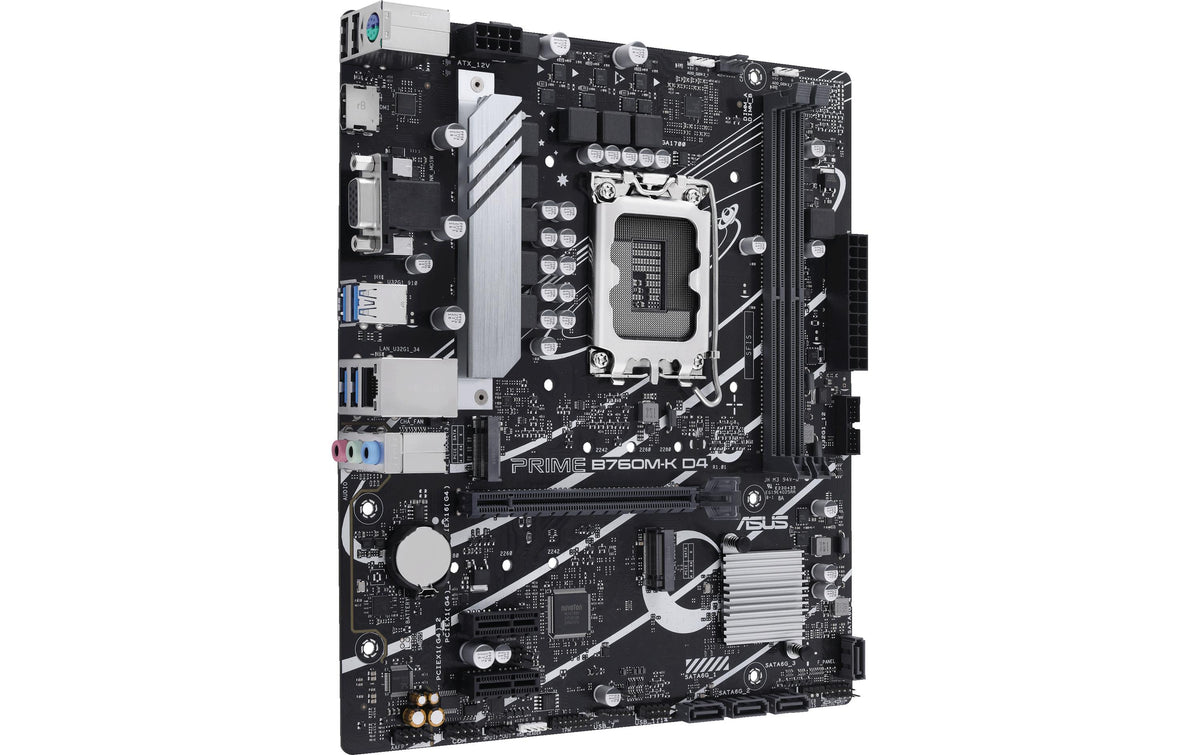 ASUS PRIME B760M-K D4 – Mainboard – LGA 1700, Intel B760, mATX, DDR4