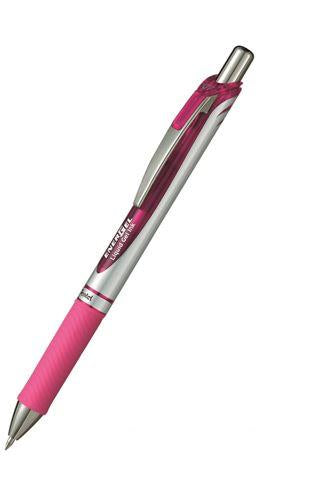Pentel EnerGel BL77 Gelschreiber, Druckmechanik – Pink, Spitze 0,7 mm, schnelltrocknend, nachfüllbar, 1 Stk.