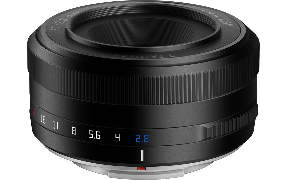 TTArtisan AF2728-X-B Objektiv – 27 mm f/2.8 – für Fujifilm X-Mount (APS-C) – 39 mm Filter – Schwarz