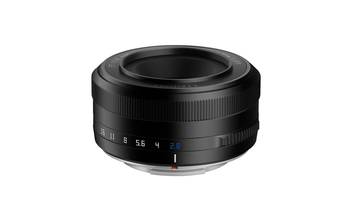 TTArtisan AF2728-X-B Objektiv – 27 mm f/2.8 – für Fujifilm X-Mount (APS-C) – 39 mm Filter – Schwarz