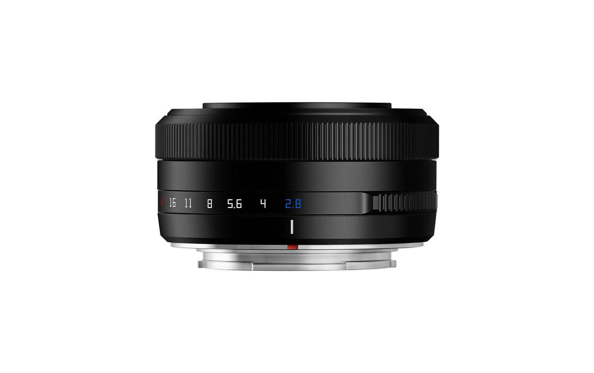 TTArtisan AF2728-X-B Objektiv – 27 mm f/2.8 – für Fujifilm X-Mount (APS-C) – 39 mm Filter – Schwarz