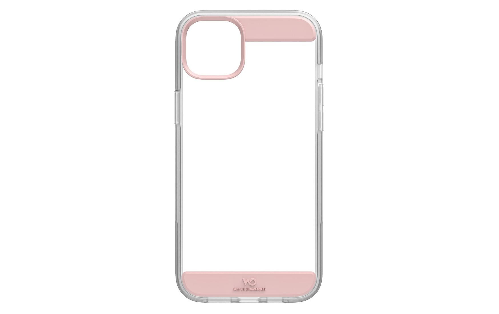 White Diamonds Backcover – für Apple iPhone 14 Plus – transparent/Roségold