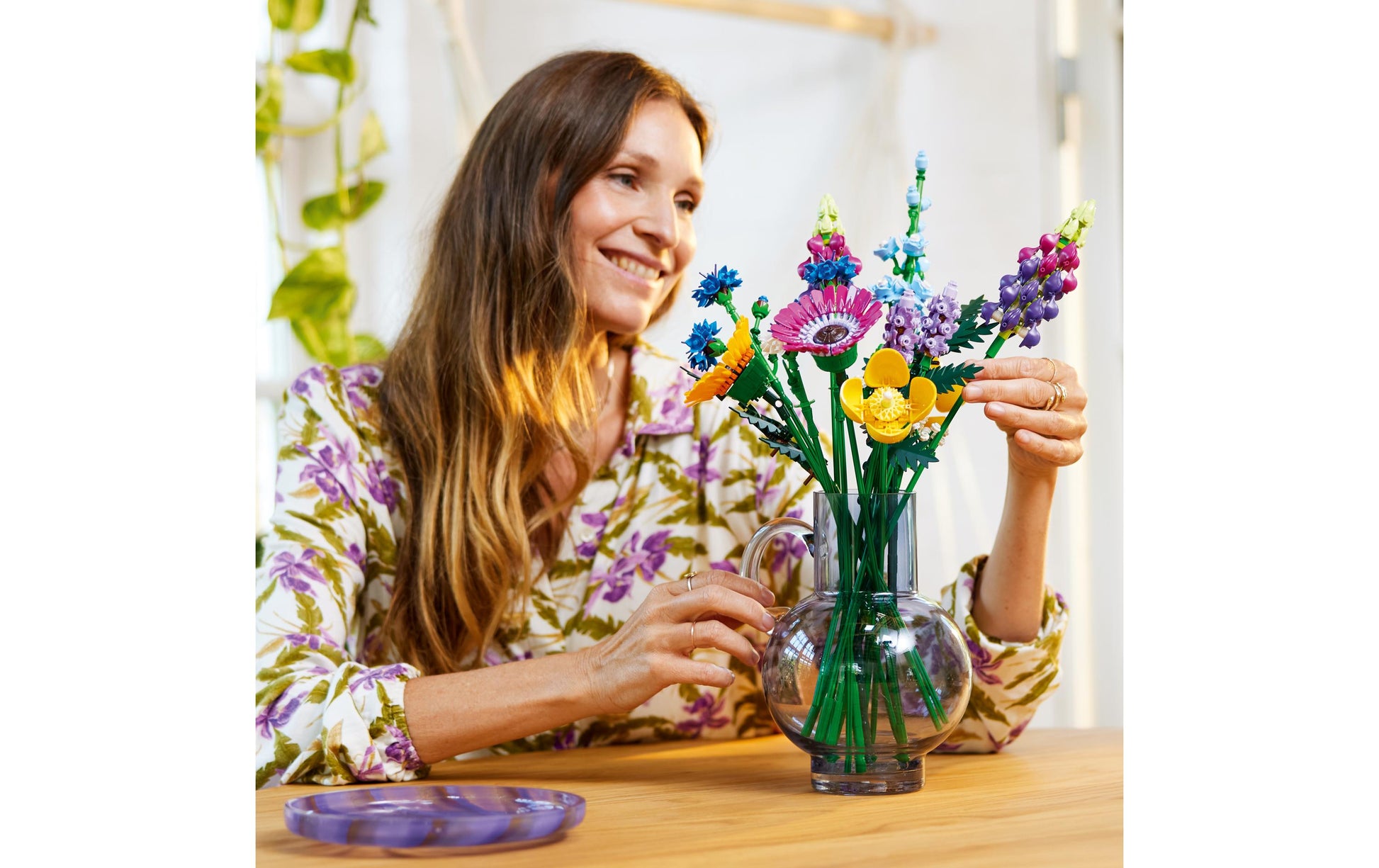 LEGO Botanical Collection 10313 3D Puzzle – Wildblumenstrauss – 939 Teile – ab 18 Jahren