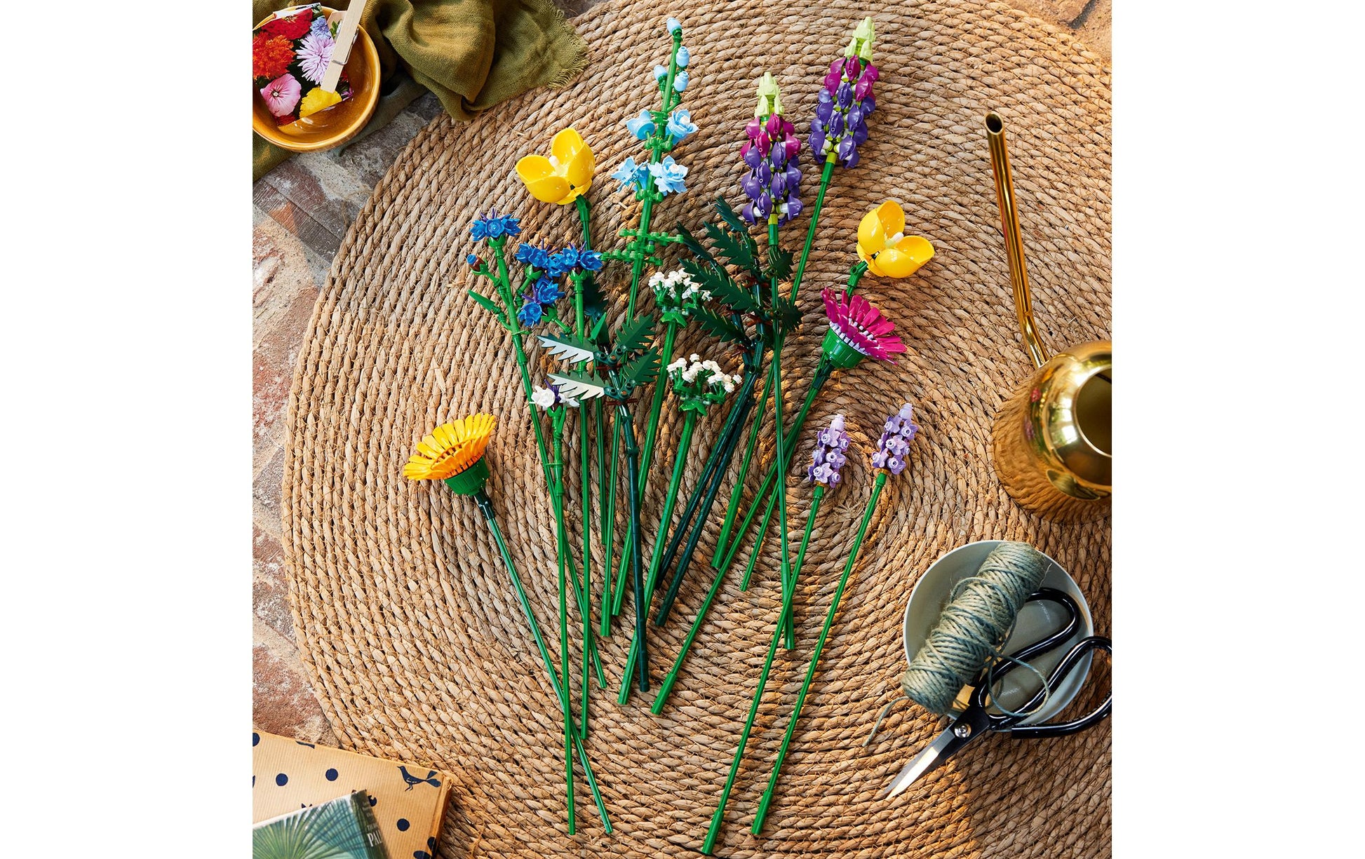 LEGO Botanical Collection 10313 3D Puzzle – Wildblumenstrauss – 939 Teile – ab 18 Jahren