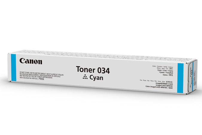 Canon Toner 034 9453B001 – cyan, 7300 Seiten – für Canon iR C1225iF