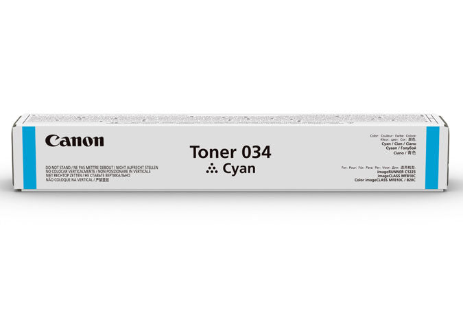 Canon Toner 034 9453B001 – cyan, 7300 Seiten – für Canon iR C1225iF
