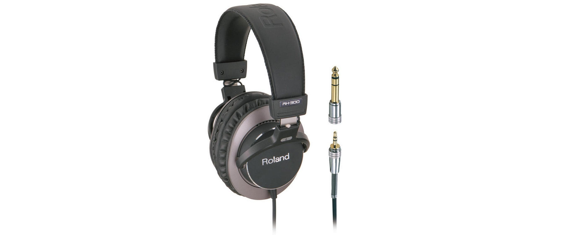 Roland RH-300 – Over-Ear Studiokopfhörer – geschlossen, 3,4 m Kabel – schwarz, über 32 Ω