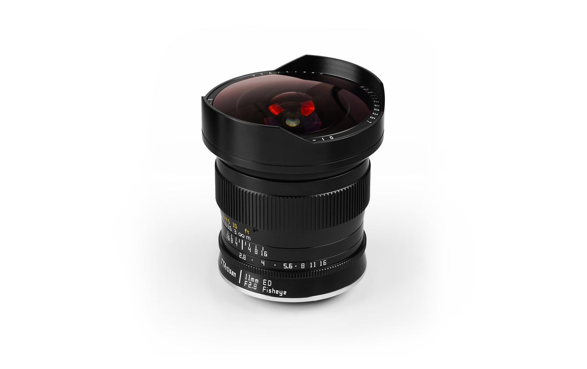 TTArtisan 11 mm f/2.8 Fish-Eye-Objektiv – Canon EF, Vollformat, 180° Sichtwinkel – Manuell