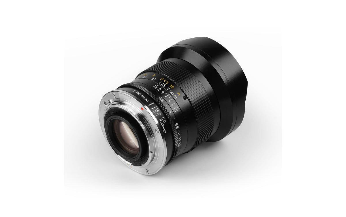 TTArtisan 11 mm f/2.8 Fish-Eye-Objektiv – Canon EF, Vollformat, 180° Sichtwinkel – Manuell