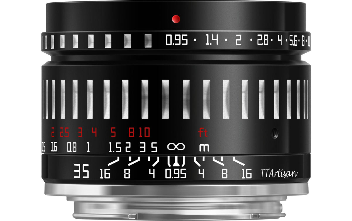 TTArtisan C35095-BS-E Objektiv – Sony E-Mount – 35 mm f/0.95 – APS-C – Manuell – 52 mm Filter