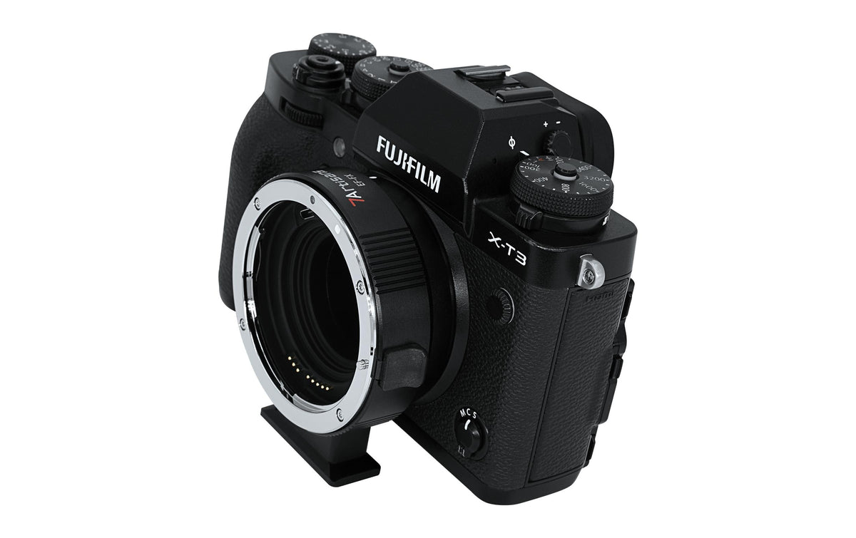 7Artisans EF-FX Autofokus-Adapter – für Canon EF-Objektive an Fujifilm FX-Kameras – Schwarz