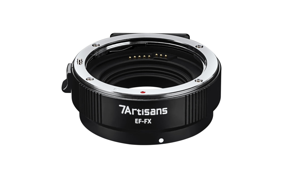 7Artisans EF-FX Autofokus-Adapter – für Canon EF-Objektive an Fujifilm FX-Kameras – Schwarz