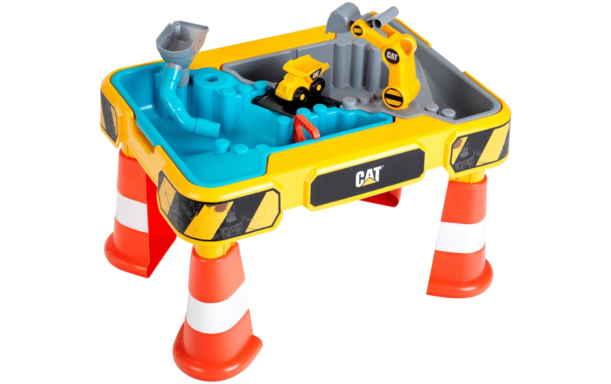 Theo Klein Sand- und Wasser-Spieltisch – Caterpillar – 40 × 48 × 64 cm – ab 1,5 J. – Kunststoff, mehrfarbig