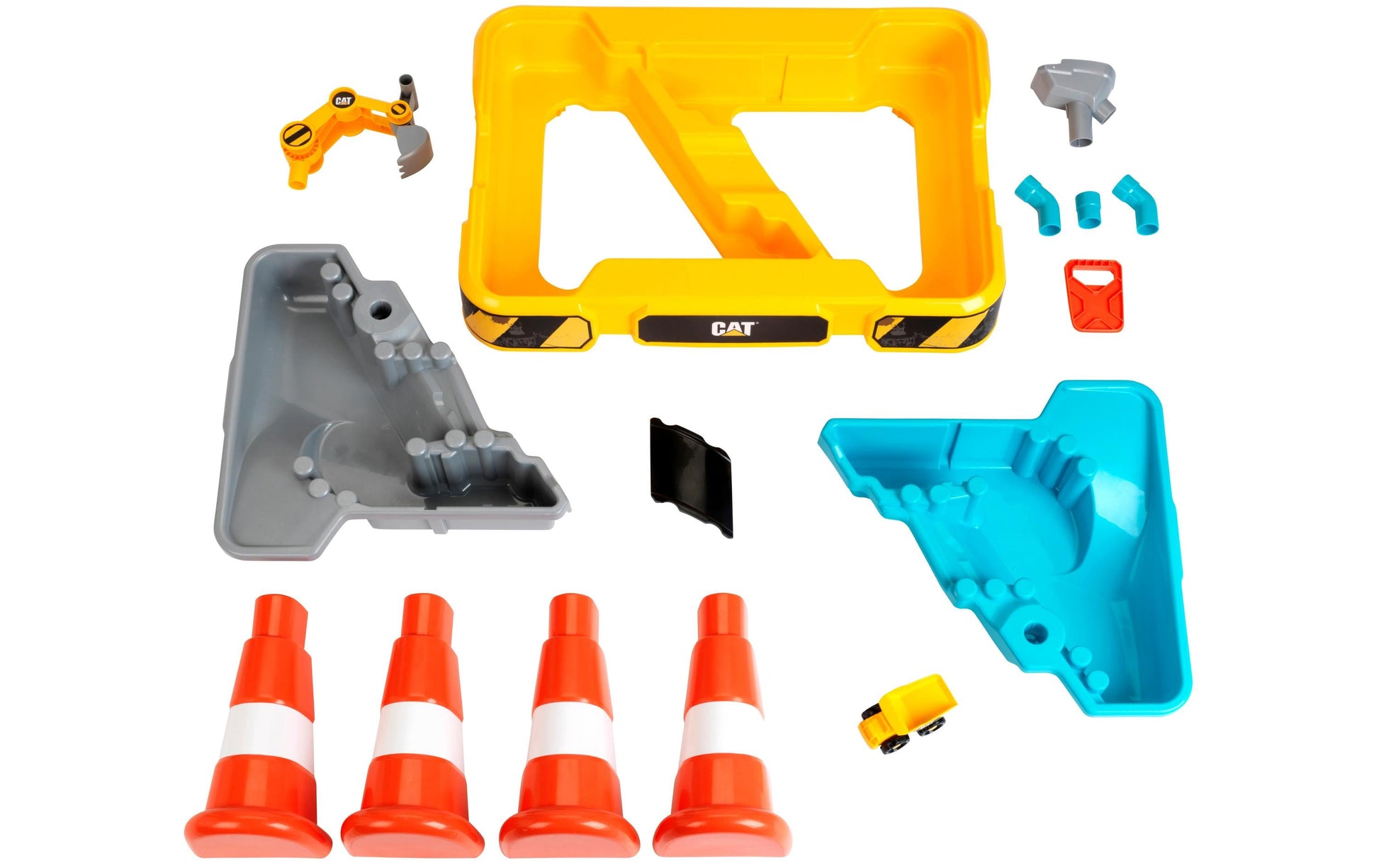 Theo Klein Sand- und Wasser-Spieltisch – Caterpillar – 40 × 48 × 64 cm – ab 1,5 J. – Kunststoff, mehrfarbig