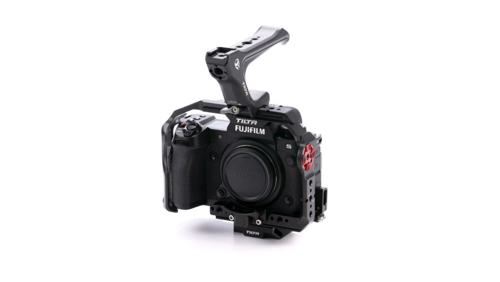 Tilta Basic Kit Halterung – Aluminium, 155 × 116 × 70 mm – für Fujifilm X-H2S – Schwarz