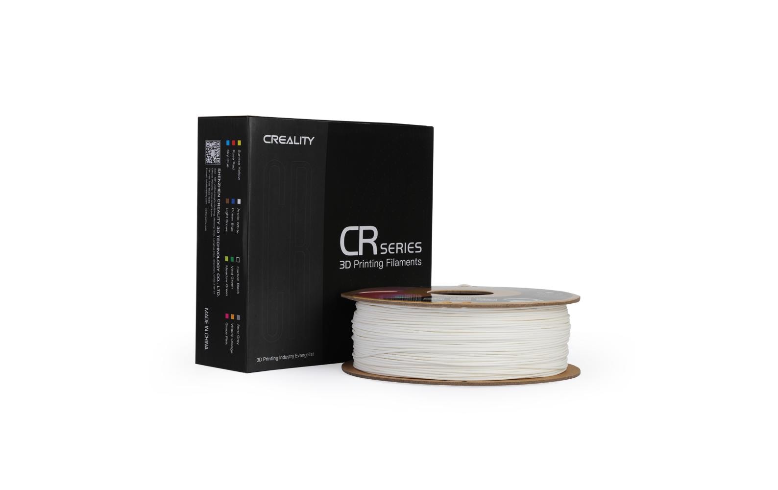 Creality 3D-Drucker-Filament PLA 1,75 mm, Weiss, 1 kg – für Creality 3D