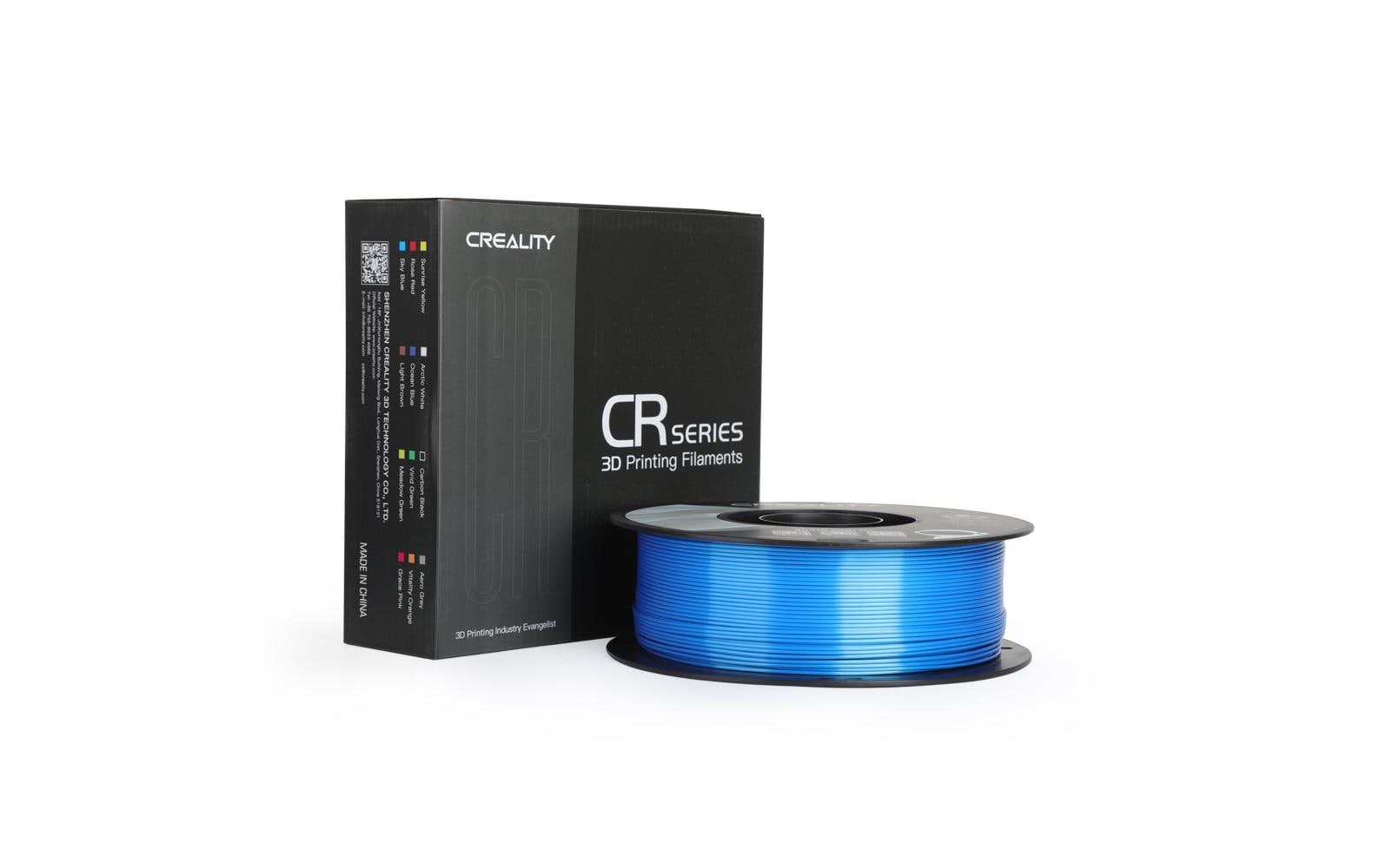 Creality 3D-Drucker-Filament Silk PLA 1,75 mm Blau, 1 kg – für Creality 3D