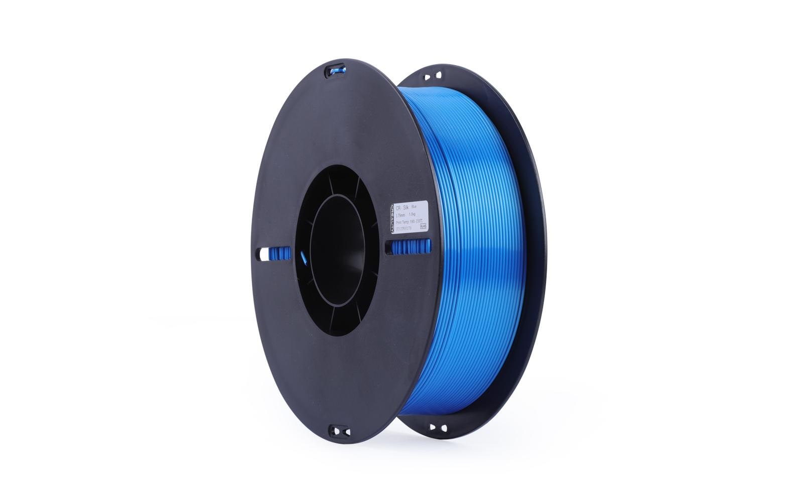 Creality 3D-Drucker-Filament Silk PLA 1,75 mm Blau, 1 kg – für Creality 3D