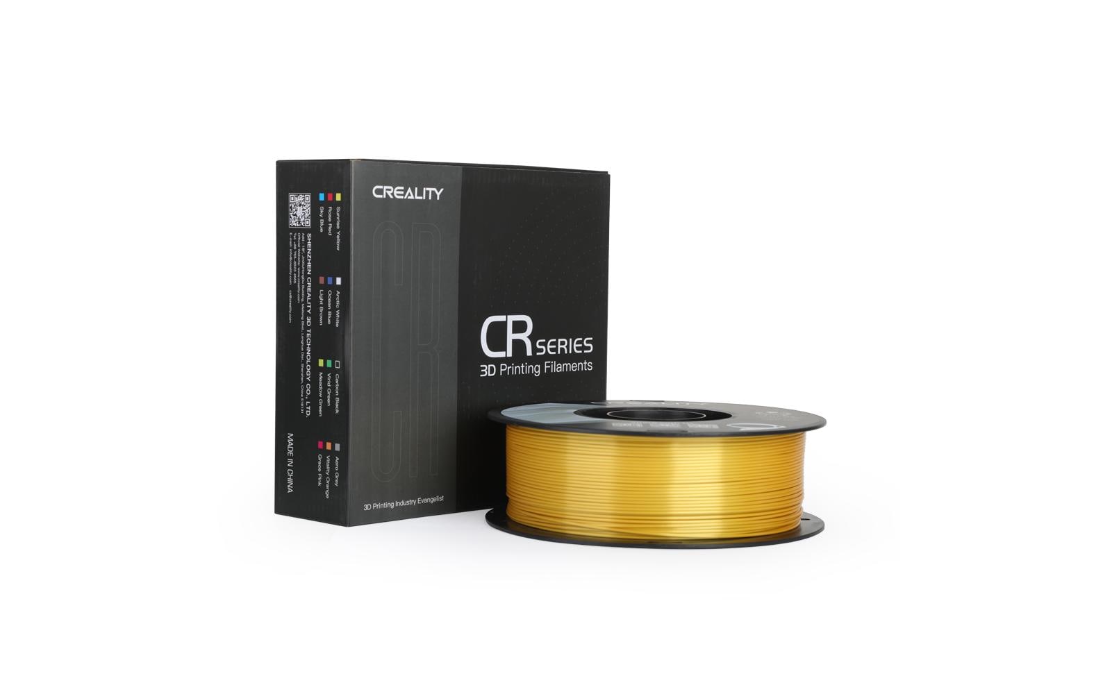 Creality 3D-Drucker-Filament Silk PLA 1,75 mm Gold, 1 kg – für FDM-3D-Drucker