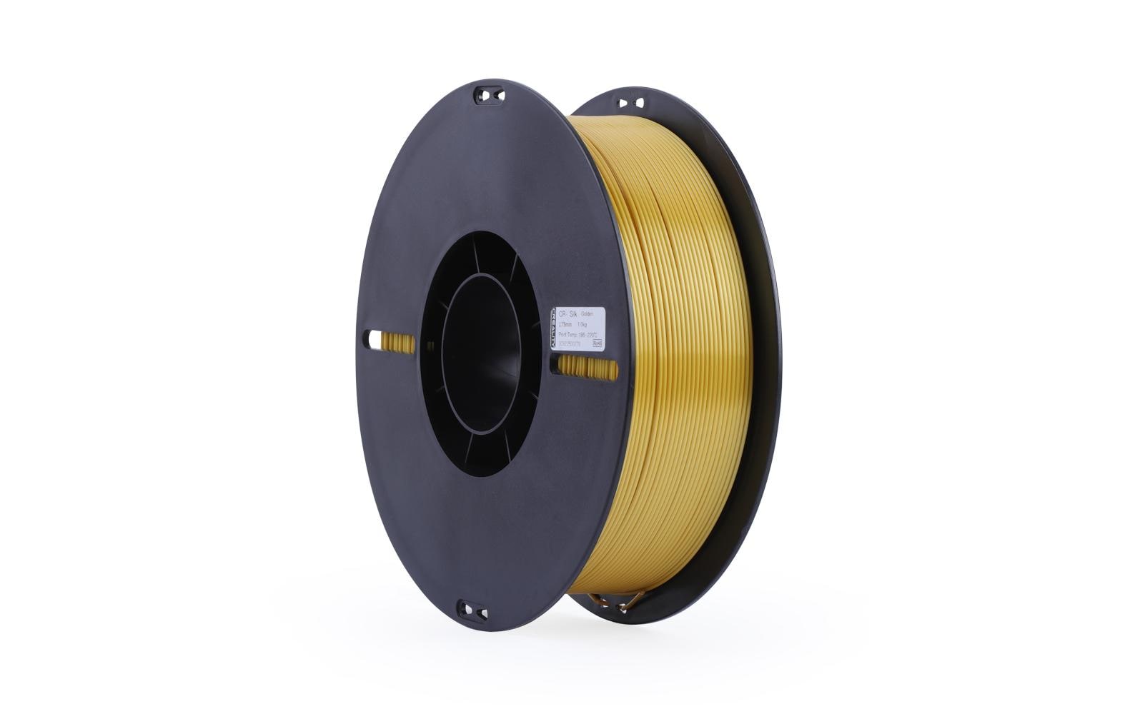 Creality 3D-Drucker-Filament Silk PLA 1,75 mm Gold, 1 kg – für FDM-3D-Drucker