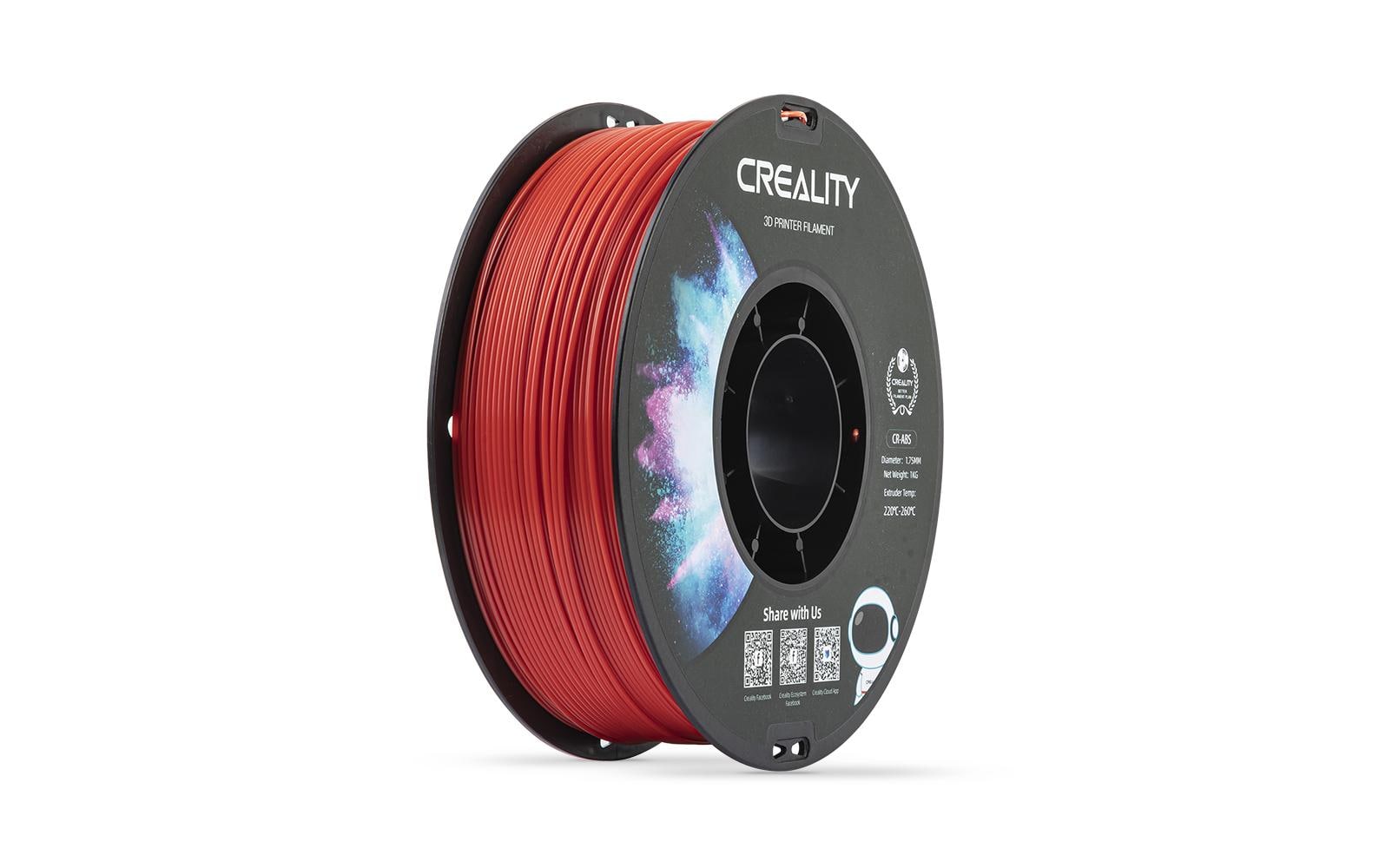 Creality 3D-Drucker-Filament ABS 1,75 mm Rot, 1 kg – für Creality 3D