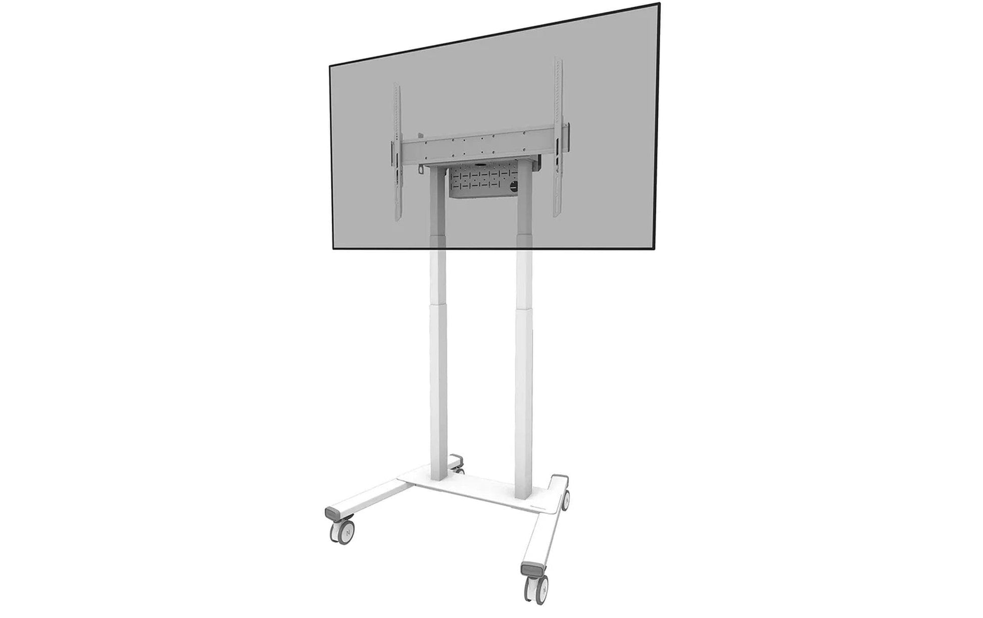 Neomounts FL55-875WH1 – Trolley, motorisiert, für 55–100″, VESA 100×100–800×600, bis 110 kg