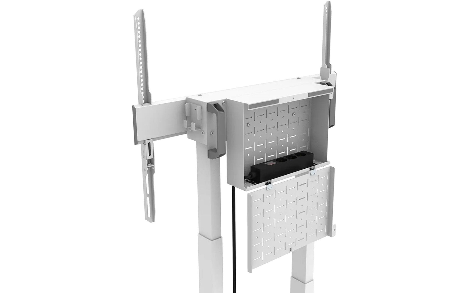 Neomounts FL55-875WH1 – Trolley, motorisiert, für 55–100″, VESA 100×100–800×600, bis 110 kg