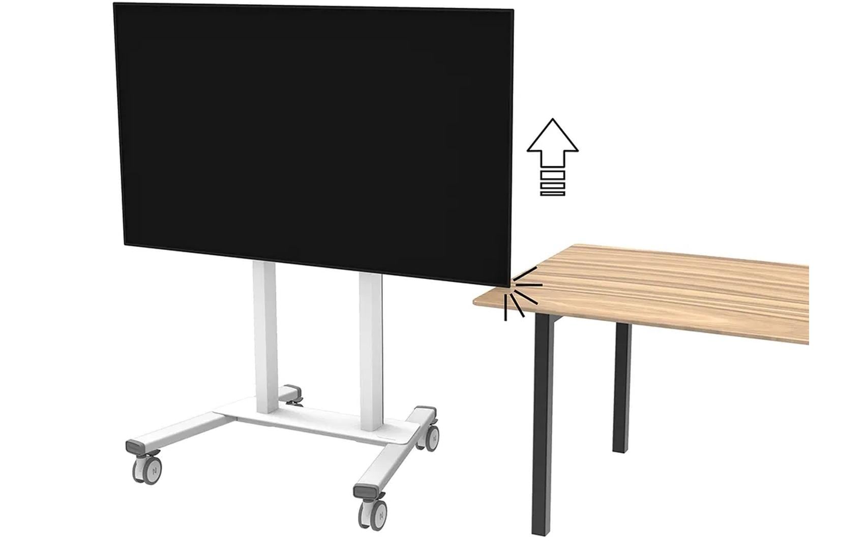 Neomounts FL55-875WH1 – Trolley, motorisiert, für 55–100″, VESA 100×100–800×600, bis 110 kg