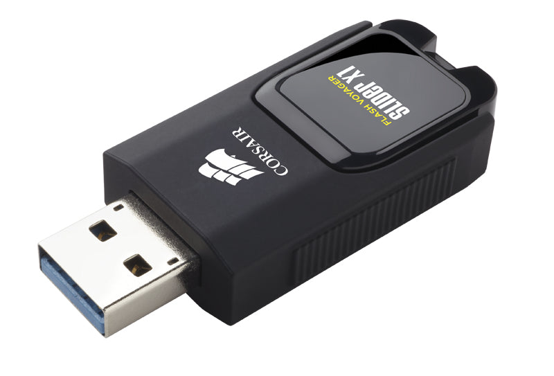 Corsair Flash Voyager Slider X1 – 64 GB, USB 3.2 Gen 1 (USB-A), 130 MB/s – für Windows, Mac, Linux