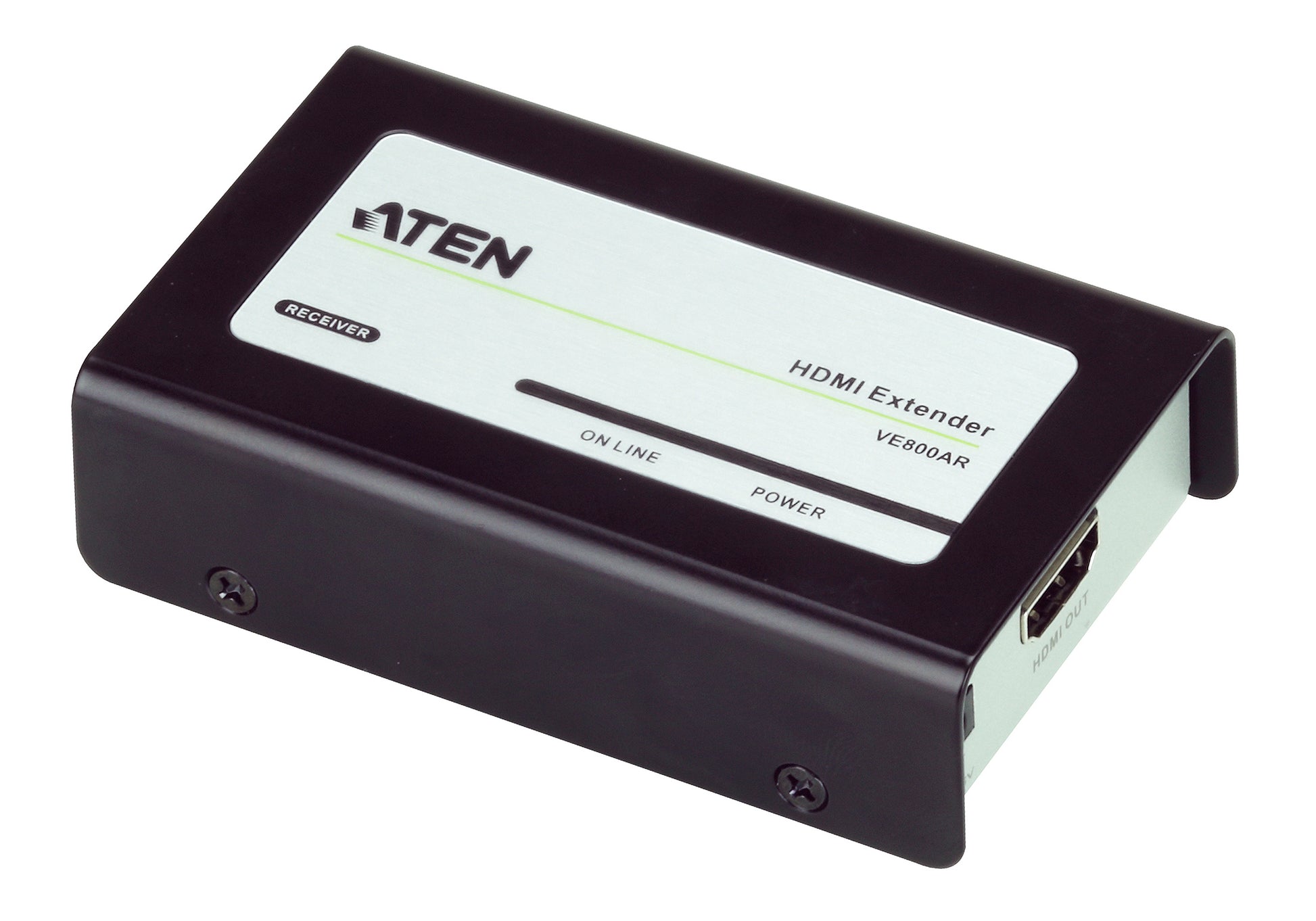 ATEN VE800AR – HDMI-Verlängerung (Empfänger), über Cat5e, 1080p@60 Hz, 60 m, HDCP, für VS1804T/VS1808T