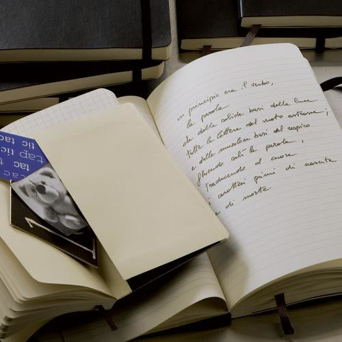 Moleskine Notizbuch, 130 × 210 mm, blanko, Leimbindung, Softcover, 192 Seiten – schwarz