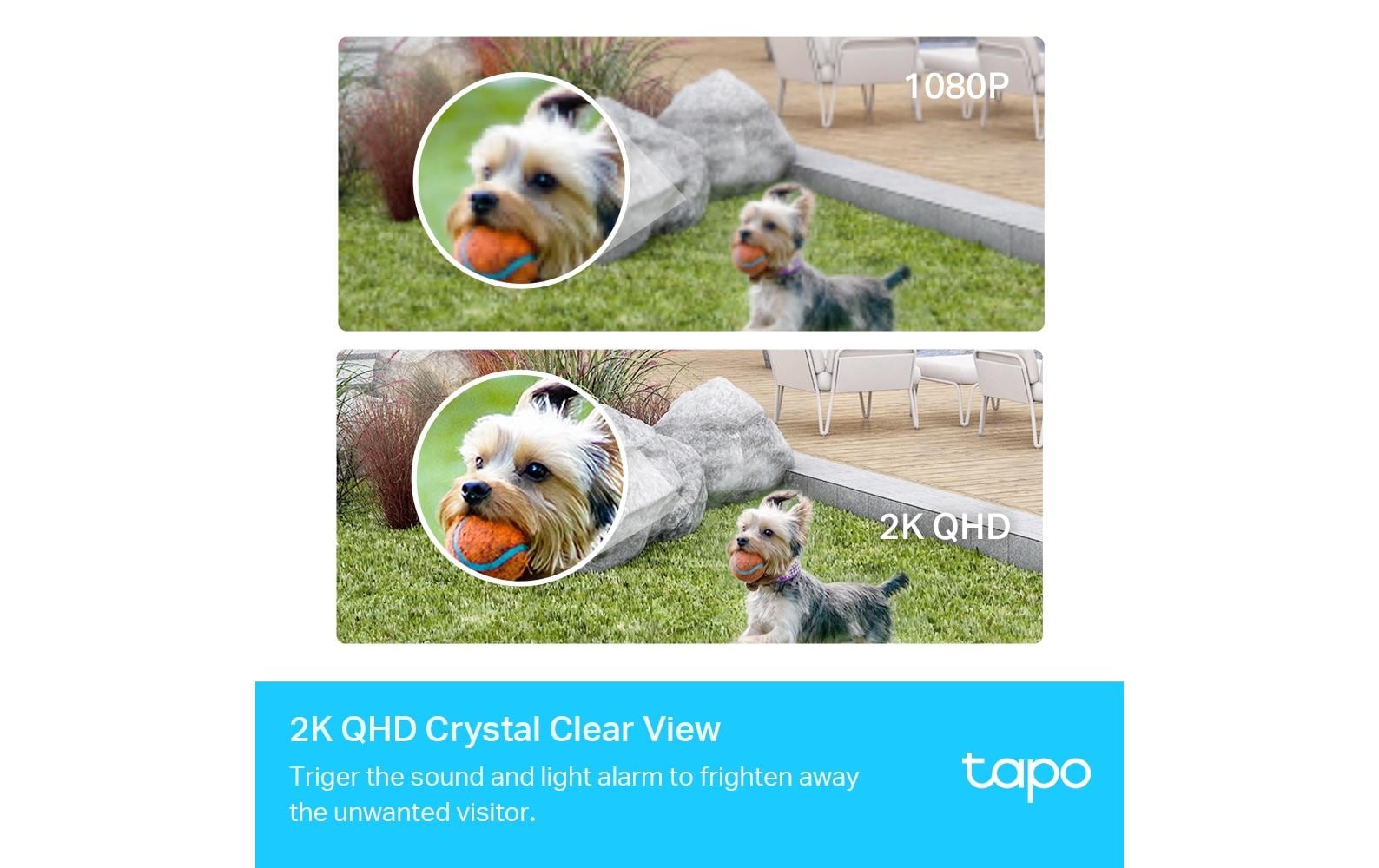 TP-Link Tapo C420S1 Überwachungskamera – 2560 × 1440 Pixel, Nachtsicht 15 m
