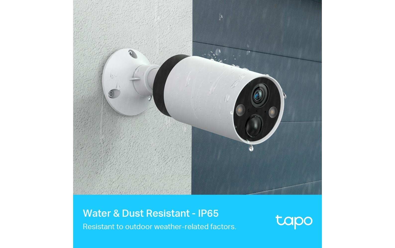 TP-Link Tapo C420S2 IP-Sicherheitskamera – 3,7 MP, Reichweite 850 m, IP65, Weiss
