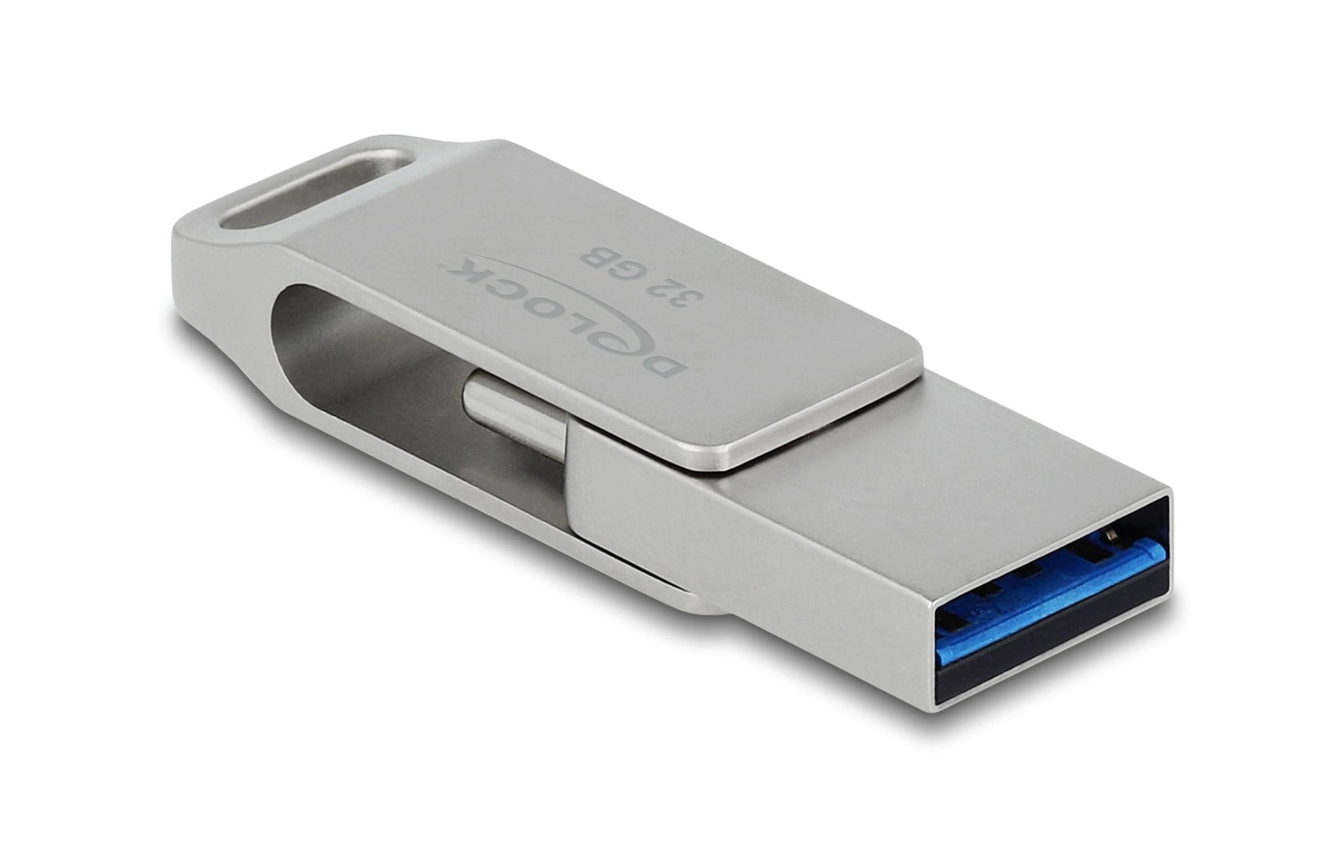DeLOCK USB 3.2 USB-C/Typ-A – 32 GB, 119 MB/s lesen, 41 MB/s schreiben